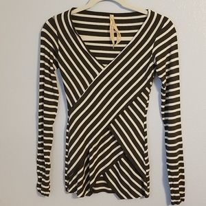 Anthropologie Bailey 44 soft knit stripe top